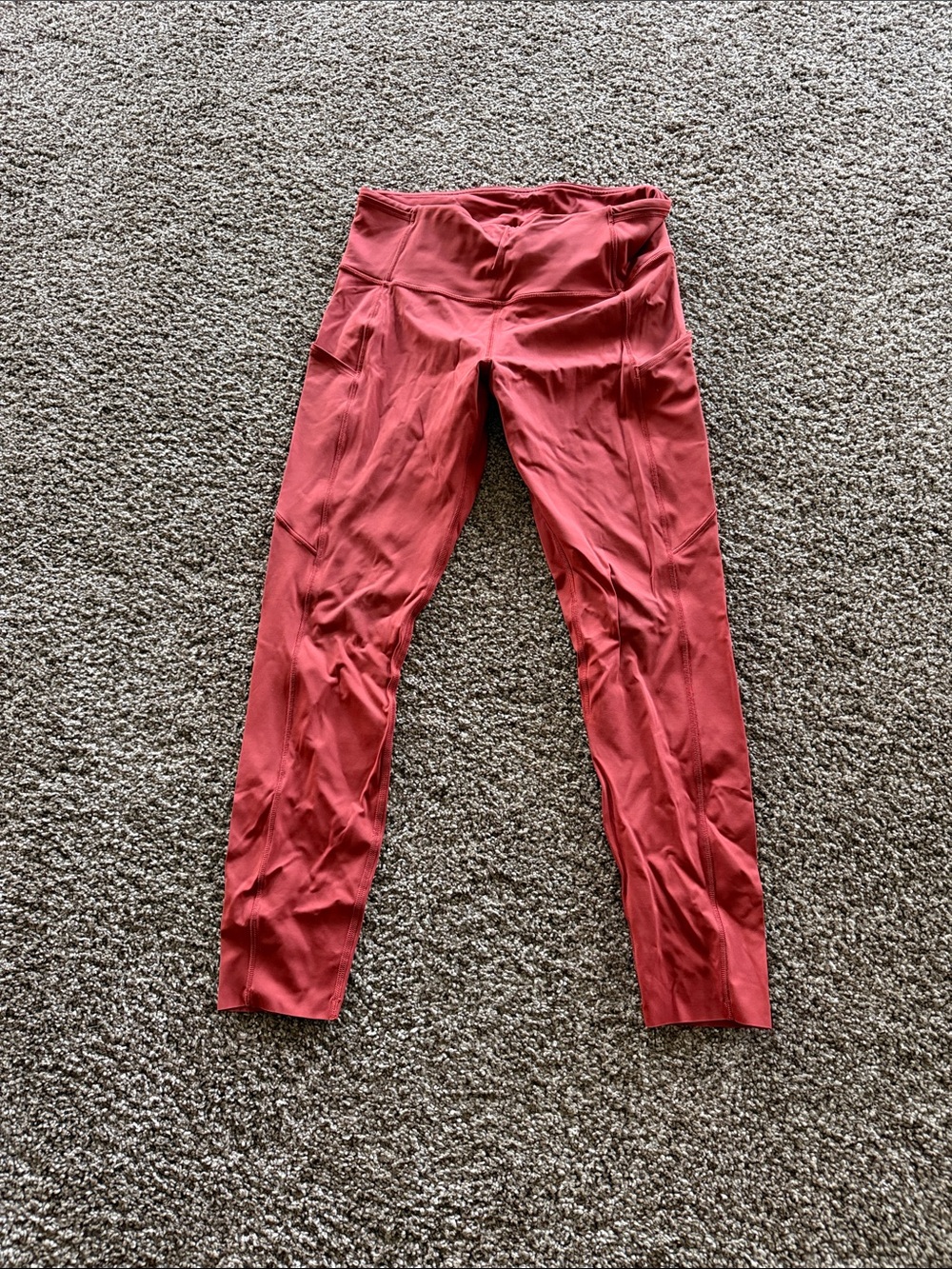 lululemon athletica Wunder Under High-Waist Leggings in Rust